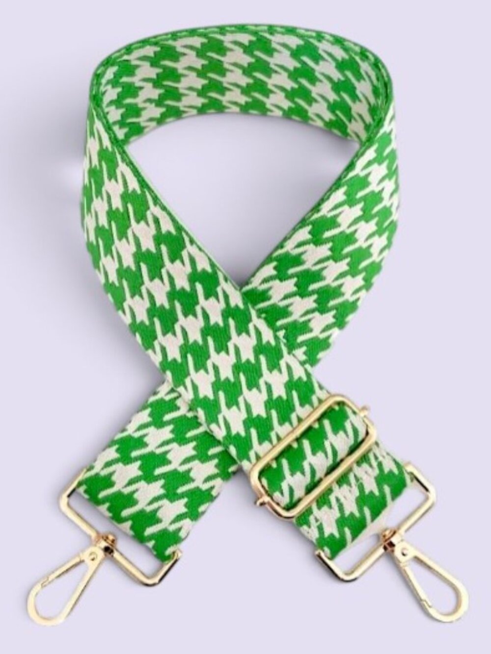 Green🆕️Houndstooth Adjustable Guitar Bag Strap